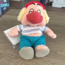 Disney Store Peter Pan Smee 8" Mini Bean Bag Plush Doll