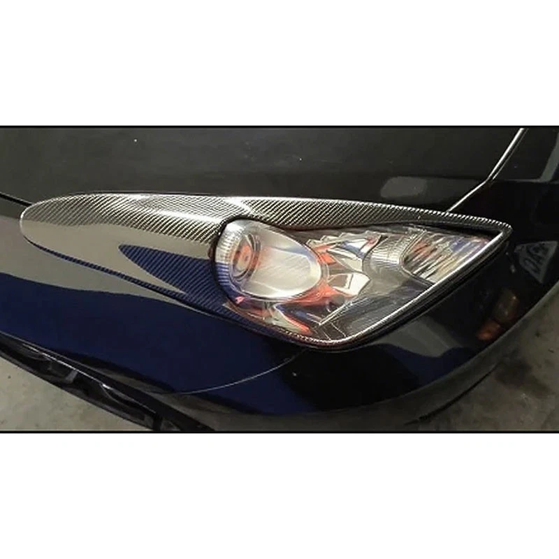 Real Carbon Fiber Add-on Headlight Frame Cover Trim for Toyota Celica 2000-2005 - Image 4 of 4