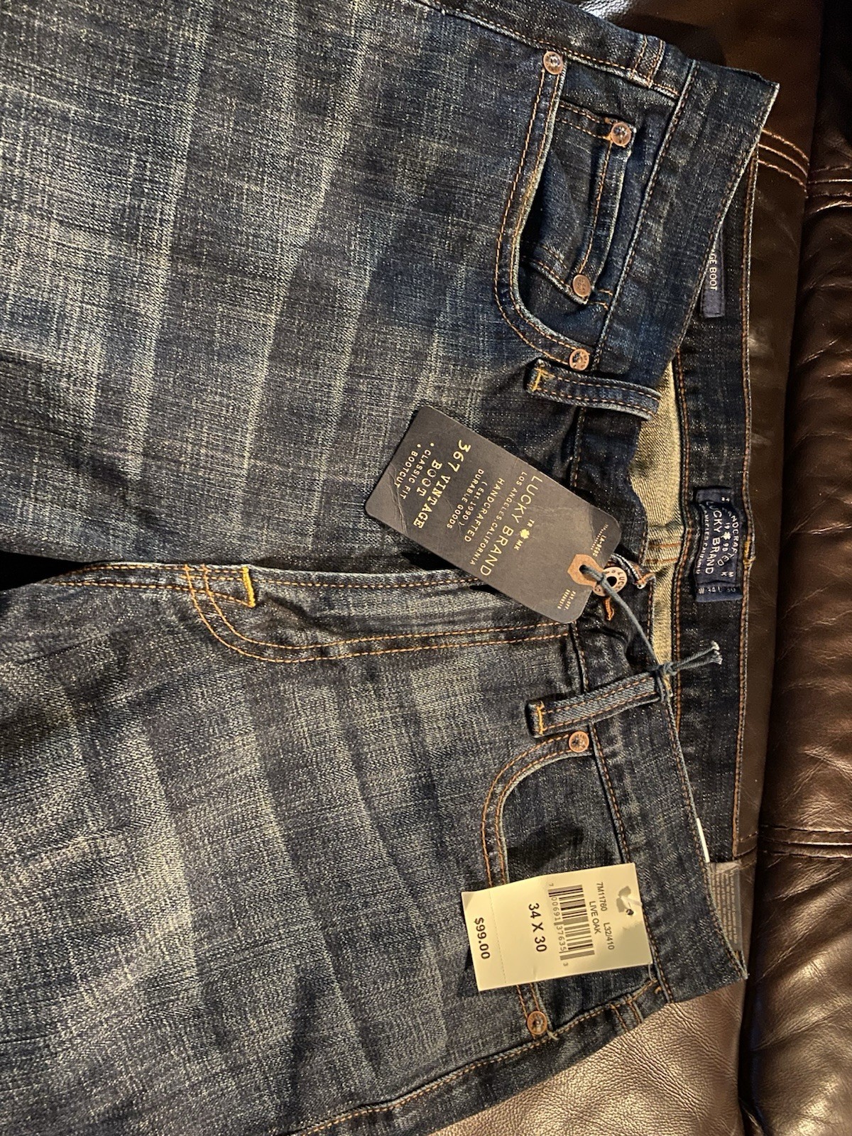 367 Vintage Classic Bootcut 34/30 Live Oak Color