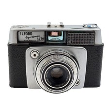 Vintage Ilford Sportsman Auto 35mm Camera Steinheil Cassar 45mm f2.8 Lens Works