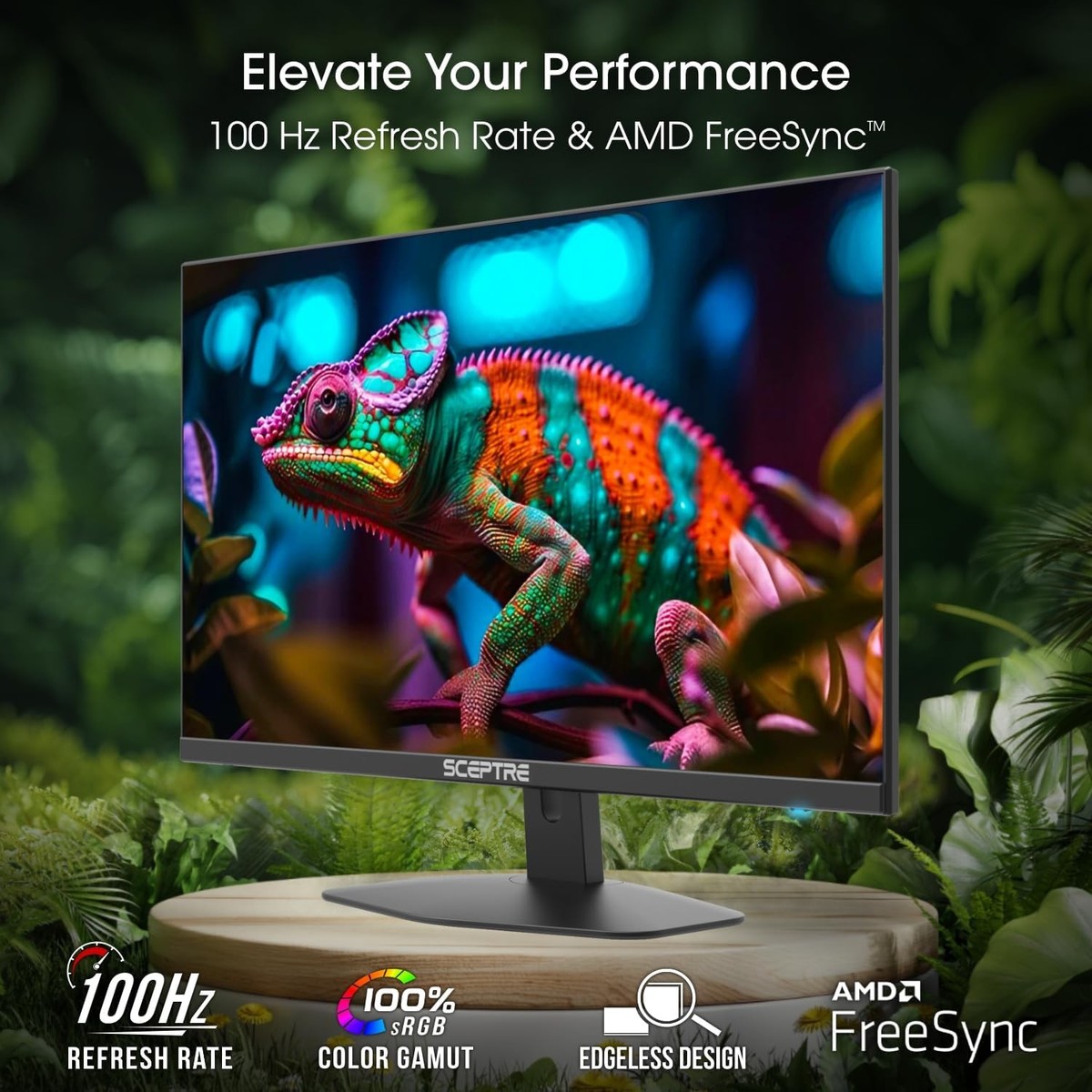 Sceptre New 27-inch Gaming Monitor 100Hz 1ms DisplayPort HDMI x2