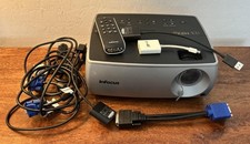 InFocus IN2104 XGA Portable Desktop Projector w/remote/cables/bag
