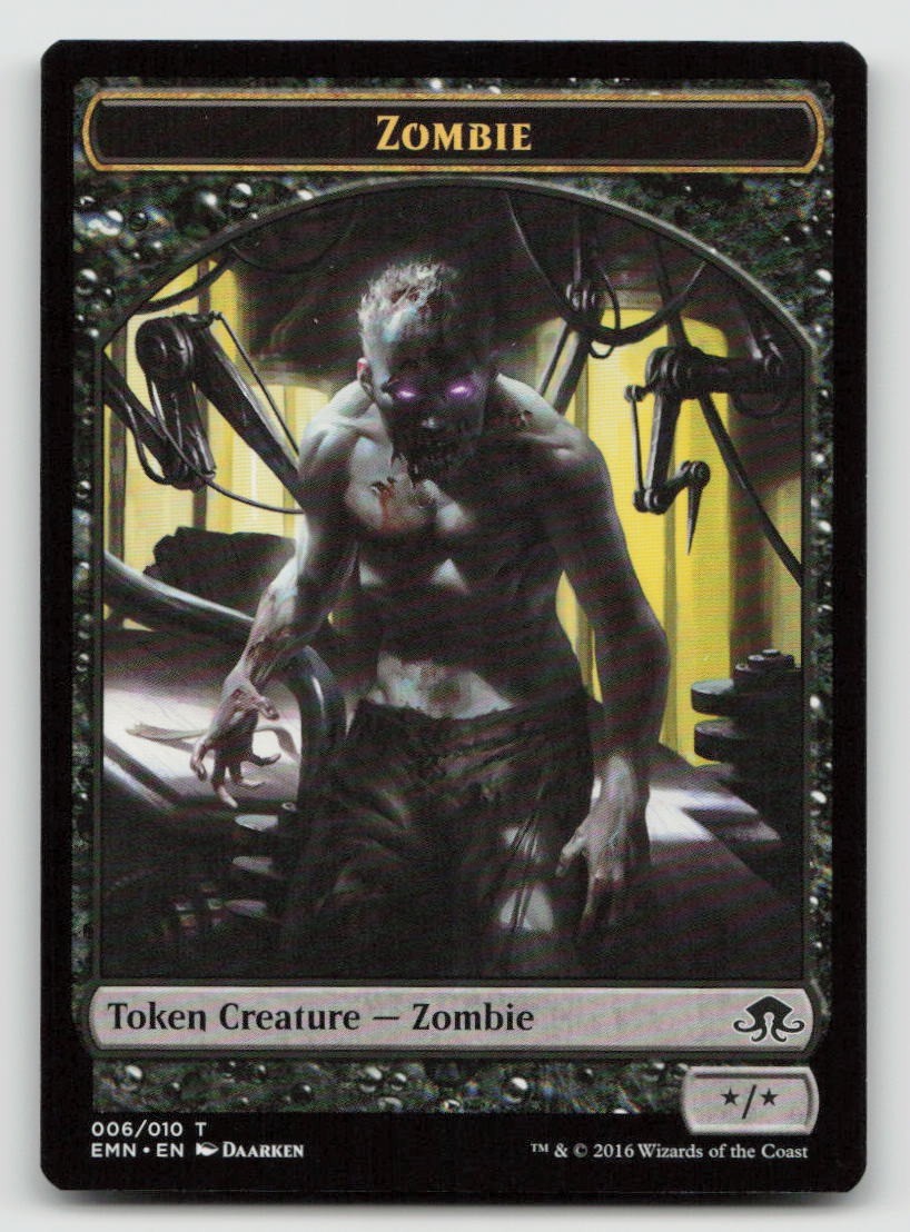 Magic: The Gathering Zombie Token (006) 6 Eldritch Moon NM