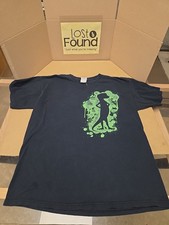 Vintage Y2K Geico Lizard Car Insurance Promo Graphic Shirt Size L *SEE PICS
