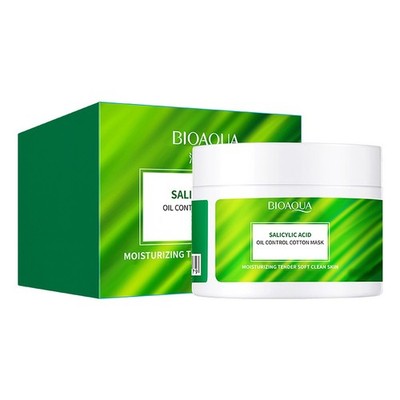 Bioaqua Salicylic Acid Cotton Mask Oil Control Deep Hydration Anti-Wrinkles 110g