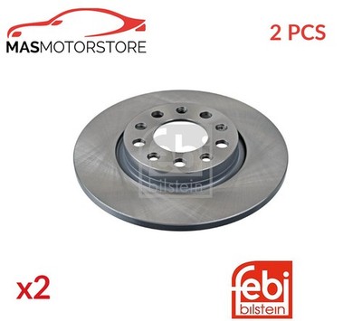 BREMSSCHEIBEN SATZ PAAR HINTEN FEBI BILSTEIN 170117 2PCS P NEU OE QUALITÄT