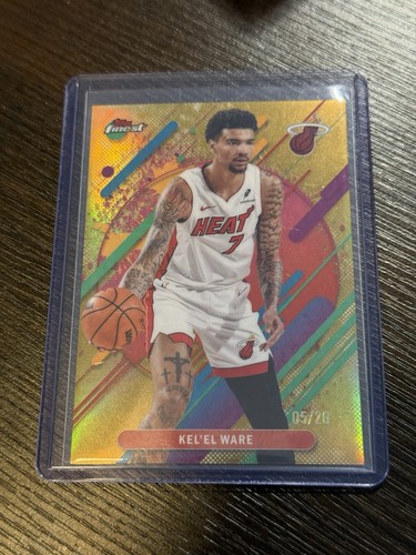 2025-26 Topps Finest Kel'el Ware Rare #251 Miami Heat Basketball Card 05/20