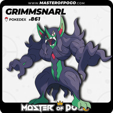 ✅ TRADE - Complete POKEDEX 🟥 | #861 - GRIMMSNARL · Pokémon GO