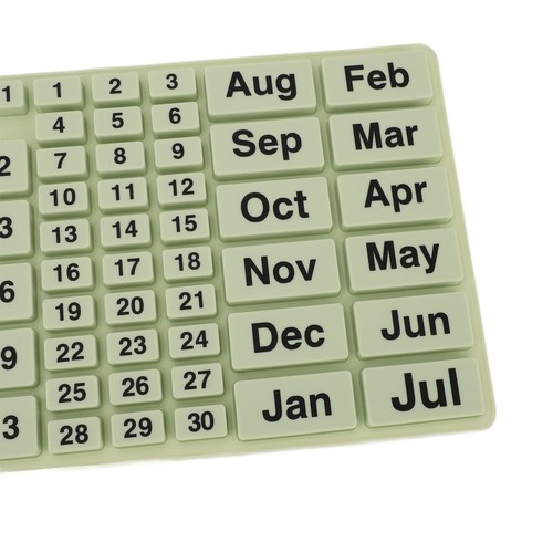 HG Magnetic Silicone Calendar Reusable Message Board With Pen Detachable Fridge - Afbeelding 22 van 22