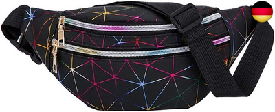 Estwell Gürteltasche Bauchtasche Damen Elegant Hüfttasche Wasserdicht PU Leder M