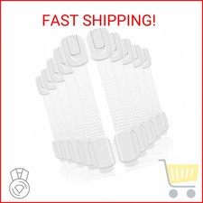 10 Pack Cabinet Locks Baby Proofing, Child Proof Cabinet Locks with 3M Adhesive