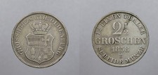 GERMAN STATES Oldenburg 1858-B 2 & 1/2 Groschen #WC105439