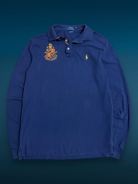 Polo Ralph Lauren Langarm Poloshirt – Heritage - Navy - M