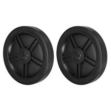 7.5" 2 Pcs Universal Air Compressor Wheel with 1" Hole, Black