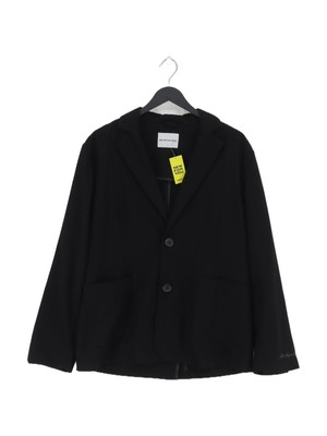 MKI MIYUKI ZOKU Damen Blazer M schwarz Polyester mit Baumwollmantel