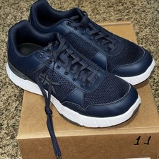 Kuru Quantum 2.0 Men  s Size 11.5 Wide Indigo Blue Slate Gray Athletic Shoes New