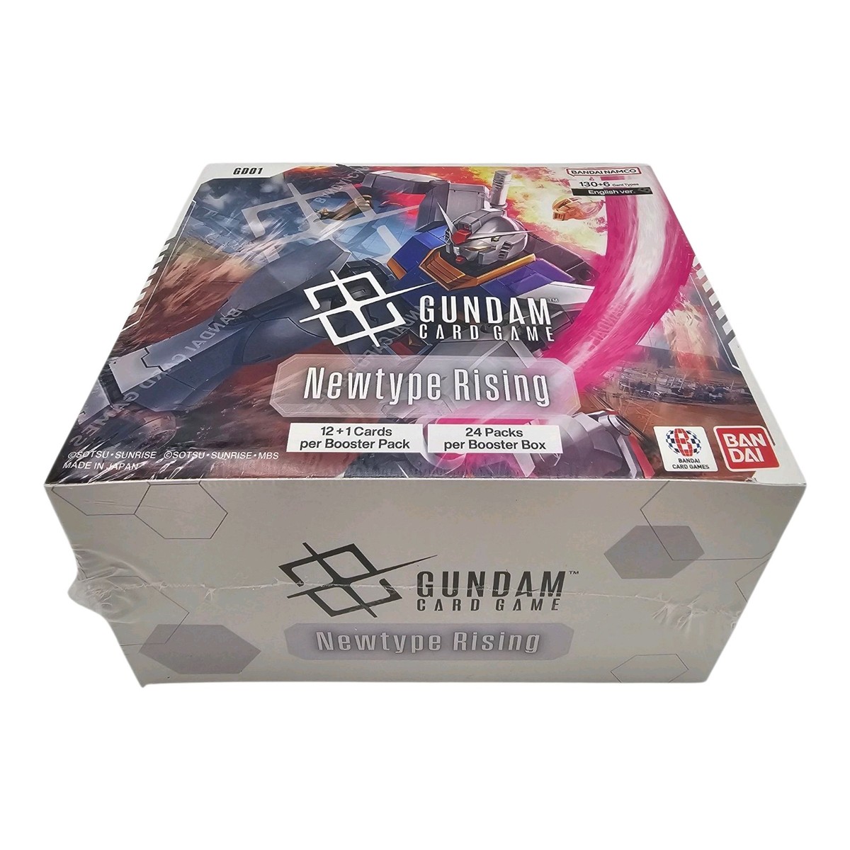 ※新品未開封BOX GUNDAMCARD Newtype Rising GD01 Gundam Card Game GD01 Newtype Rising Booster Box Japanese