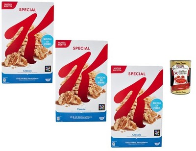 Kellogg s Special K Classic 3x450g Vollkornflakes Frühstück Cerealien +Polpa