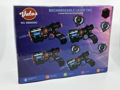 Vatos Rechargeable Infrared Laser Tag -Linked Data Synchronization BB6609C SET 4