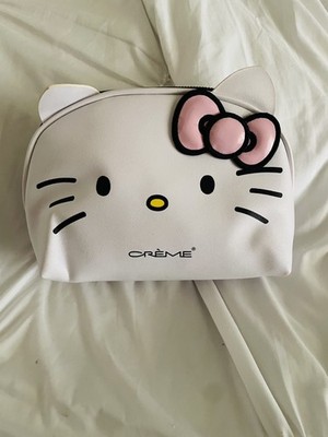 Créme X Hello Kitty SANRIO Cosmetic bag Pink & White