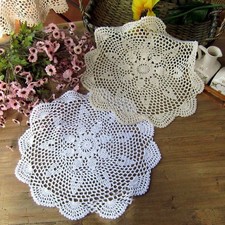High Quality Doily White/Beige Lace 40cm/15.74inch Countryside Vintage