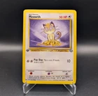 Meowth - 1st Edition - 56/64 Jungle - LP - Pokemon TCG WOTC