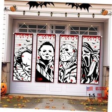 Classic Movie Backdrop for Halloween Horror Party Decorations