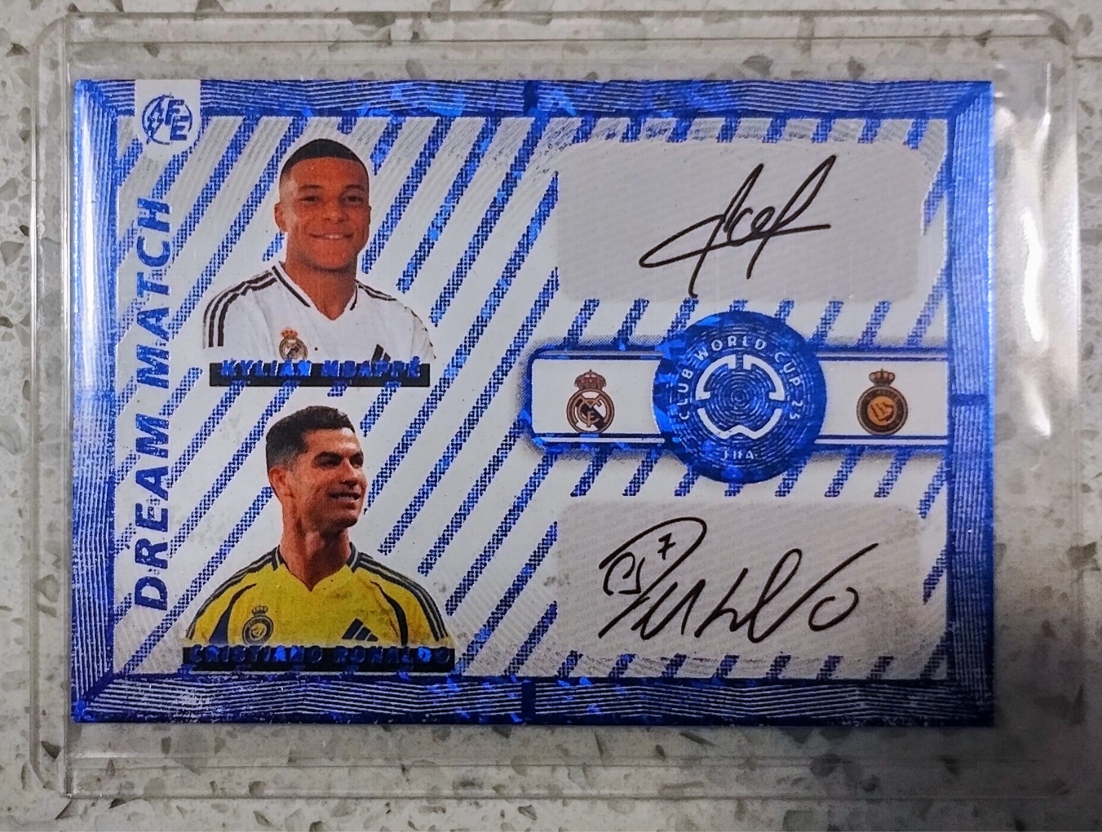 2025 FIFA CLUB WORLD CUP FE Card MBAPPE - CRISTIANO RONALDO Printed Auto 🔵🔵