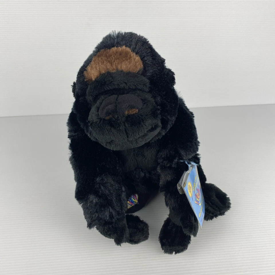Ganz Webkins Silverback Gorilla Plush HM335 Ape Stuffed Animal 21cm Tag Code - image 2 of 4