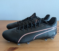 Puma King Ultimate FG/AG Men's Size 10 Leather Soccer Cleats Black 107563-07