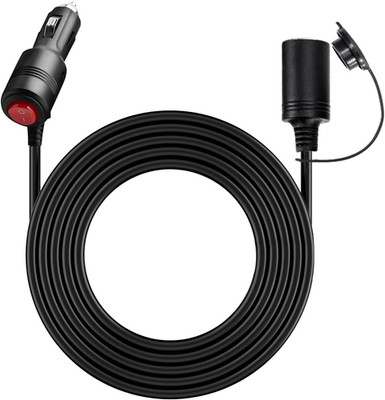 12V Verlängerungskabel 5 M   Geschalteter Zigarettenanzünder-Stecker & Buchse Mi
