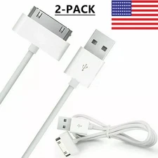 1M 30-Pin to USB Data Sync Charger Cable for iPhone iPad iPod Classic Video Lot