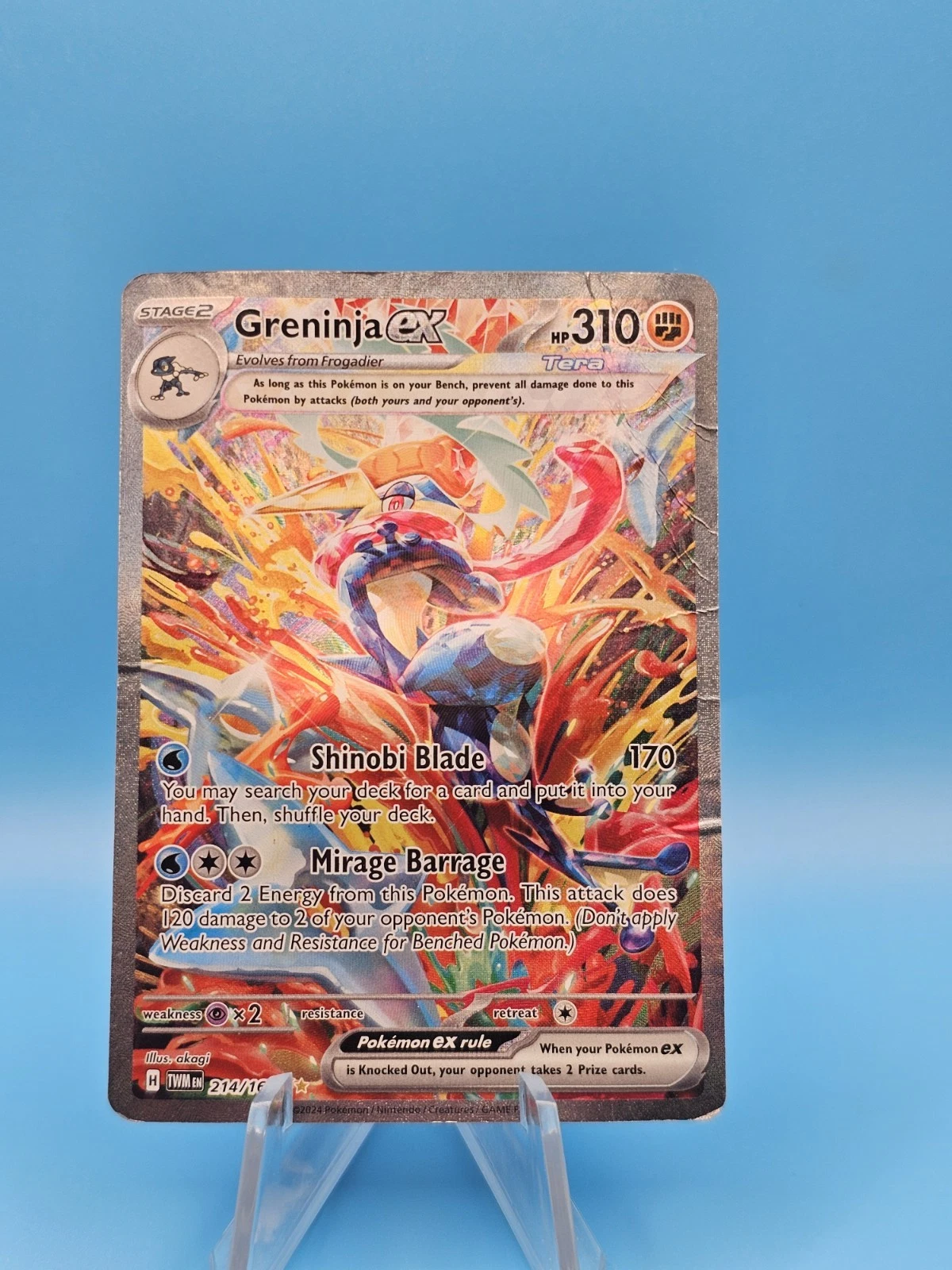 A modern Pokemon full art card