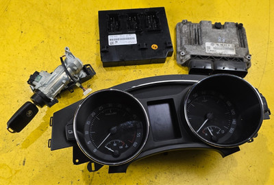 SKODA SUPERB MK2 2.0TDI 13-15 CFG DIESEL ENGINE ECU KEY IMMO SET 03L906018RQ