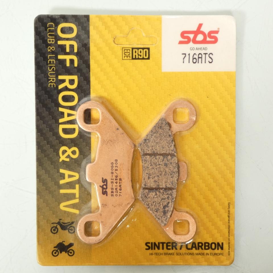 Plaquette de frein SBS randonnée tout-terrain Polaris 250 Trail Blazer 716ATS