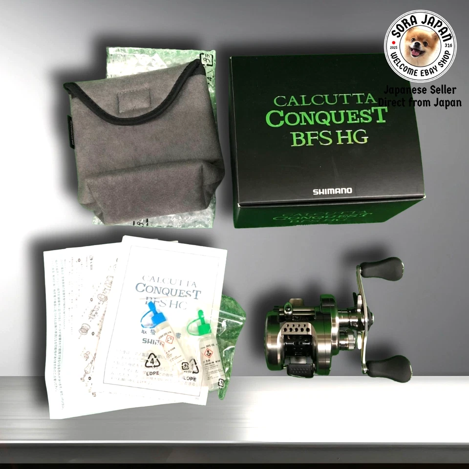 Poignée droite Shimano 17 Calcutta Conquest BFS HG utilisée directement du Japon - Photo 1/4