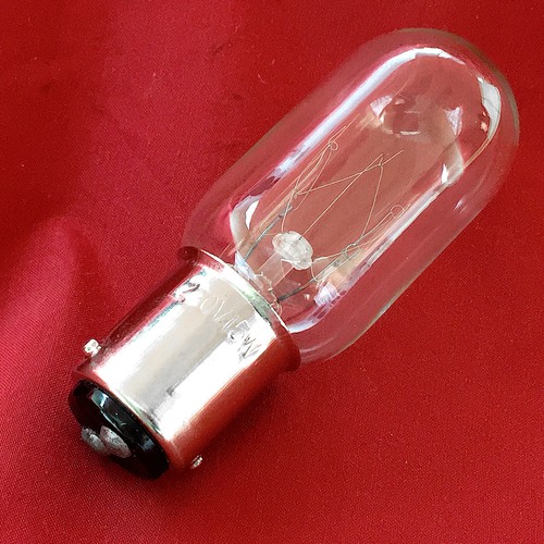 Sewing Machine Lamp Push In Light Bulb 15W BA15D for vtg SINGER