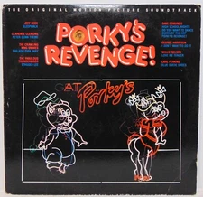Porky's Revenge! OST - 1985 Columbia Rock N Roll Vinyl LP - EX -Beck, Harrison -