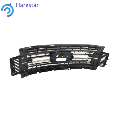 Front Grille Grill For 2017 2018 2019 Ford F250 F350 Truck Super Duty Chrome - Picture 14 of 24