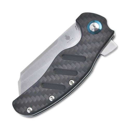 Kizer Vanguard C01c(XL) Sheepdog Carbon Fiber Handle Sheepsfoot V5488C3 - Picture 4 of 6
