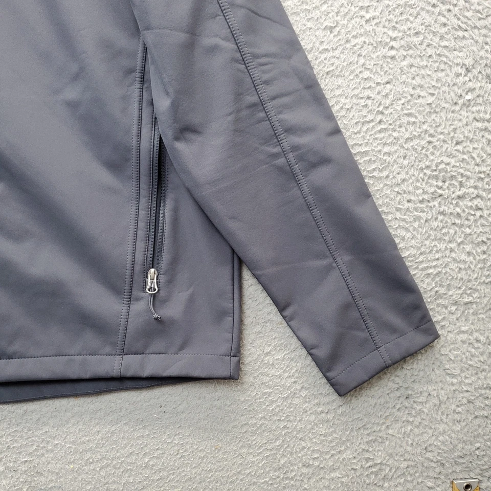 Port Authority Solidia Employee Jacket Mens Large Gray Fleece Lined Full Zipper - Image 4 of 4