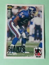 1994 Collector's Choice Football Card #340 Carlton Bailey - New York Giants 