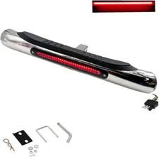 28" Hitch Step W/Led Brake Light w/ Hitch Pin & Hitch stabilizer for 2" Receiver