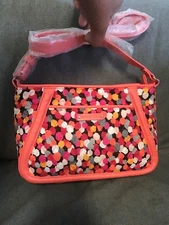 Vera Bradley Pixie Confetti Trimmed Trapeze Crossbody Purse 14597-208944 NEW