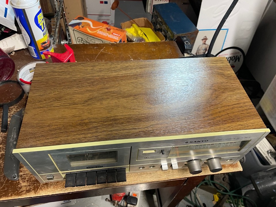 Vintage Sanyo Stereo Cassette Player RD10 Tested Works VTG Tape Player