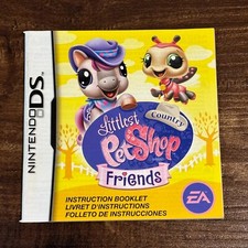 Littlest Pet Shot Friends Country Nintendo DS Instruction Manual Only