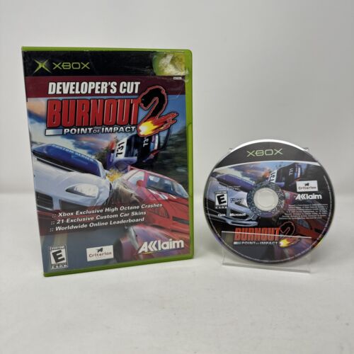 Burnout 2: Point of Impact Developer's Cut (Xbox 2003) Clean Tested Working - Afbeelding 1 van 6