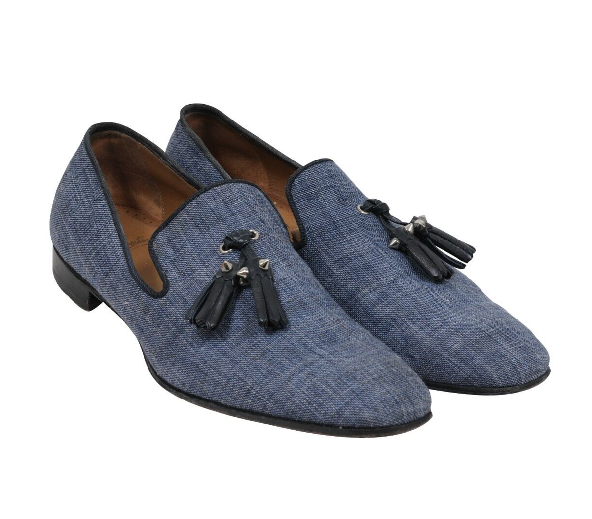 Christian Louboutin Mens Rivalion Tassel Loafers 40.5 US7.5 