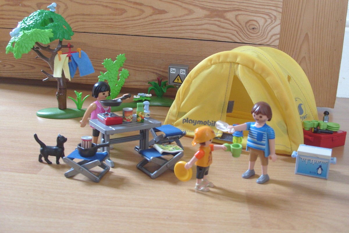 Playmobil 100% Complete Set 5435 Summer Fun Family Camping Trip