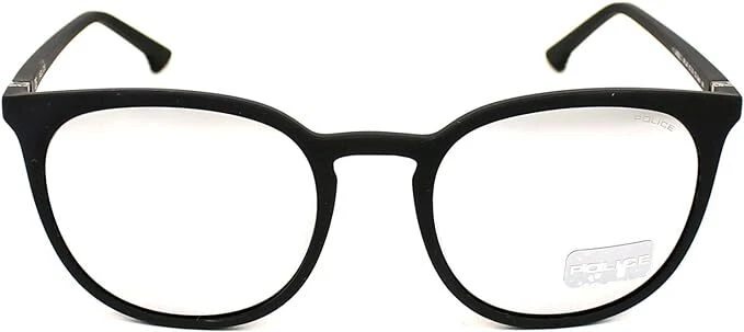 Gafas de sol Police Jungle2 SPL343 6AAX mate negras redondas plateadas espejo 52-20-140 Foto 2 de 3